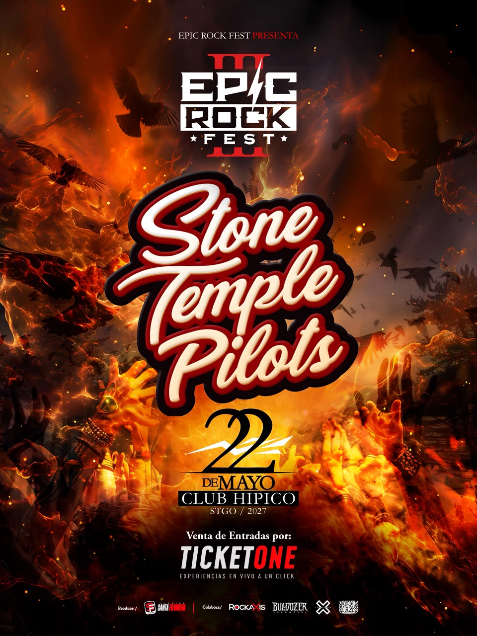 Stone Temple Pilots volverá a Chile en 2027